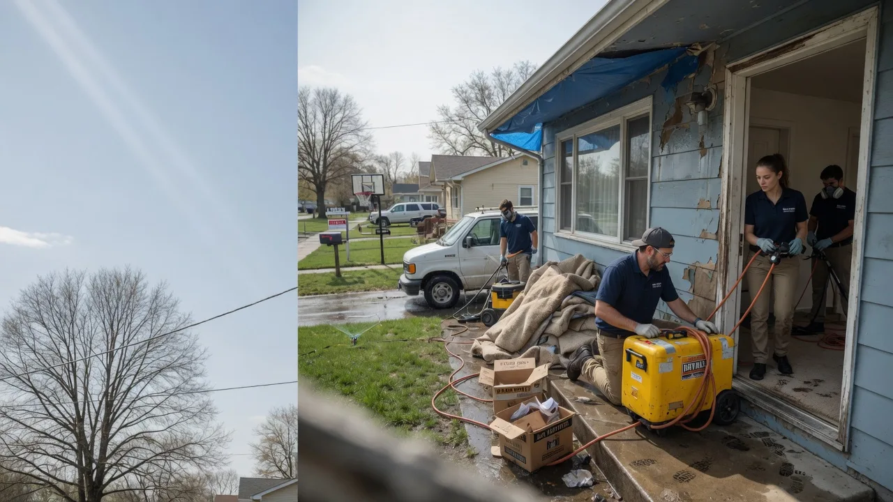 Basement Flood Cleanup in Simsboro, LA near me